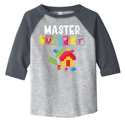 Master Builder Building Blocks Brick Builders Toys Gift Toddler Fine Jersey T-Shirt