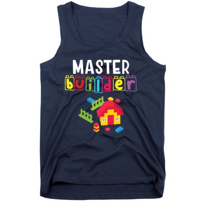 Master Builder Building Blocks Brick Builders Toys Gift Tank Top