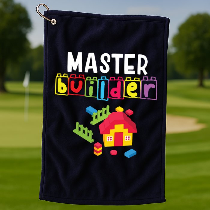 Master Builder Building Blocks Brick Builders Toys Gift Golf Towel