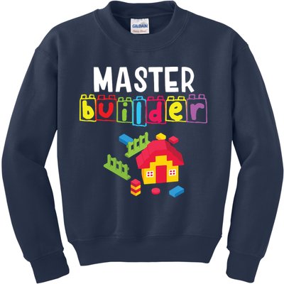 Master Builder Building Blocks Brick Builders Toys Gift Kids Sweatshirt