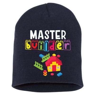 Master Builder Building Blocks Brick Builders Toys Gift Short Acrylic Beanie