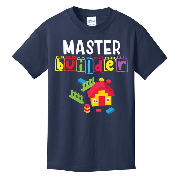 Master Builder Building Blocks Brick Builders Toys Gift Kids T-Shirt