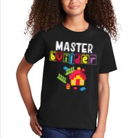 Master Builder Building Blocks Brick Builders Toys Gift Kids T-Shirt