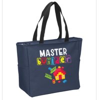 Master Builder Building Blocks Brick Builders Toys Gift Zip Tote Bag