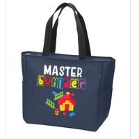 Master Builder Building Blocks Brick Builders Toys Gift Zip Tote Bag