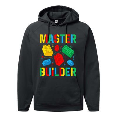 Master Builder Building Blocks Brick Toy Master Builder Performance Fleece Hoodie