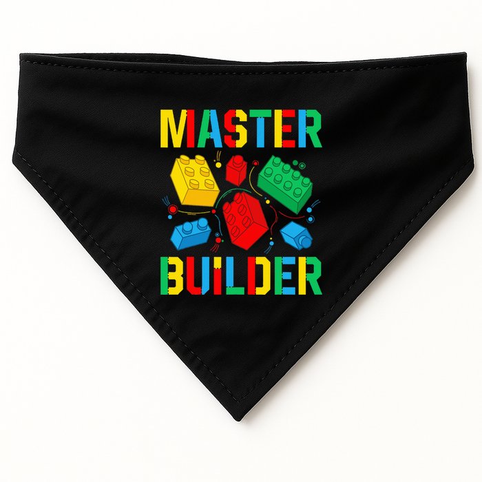 Master Builder Building Blocks Brick Toy Master Builder USA-Made Doggie Bandana