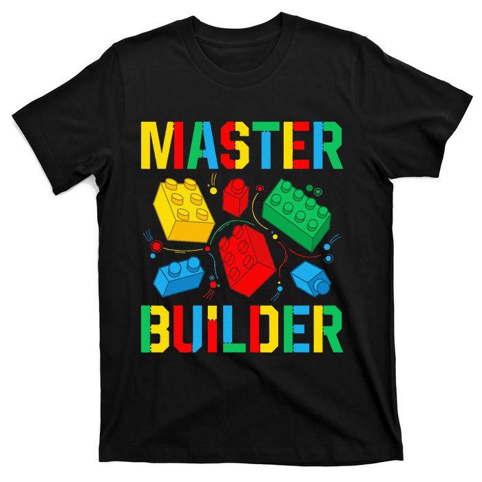 Master Builder Building Blocks Brick Toy Master Builder T-Shirt