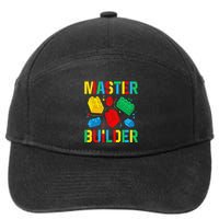 Master Builder Building Blocks Brick Toy Master Builder 7-Panel Snapback Hat