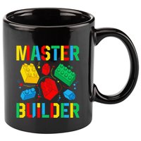 Master Builder Building Blocks Brick Toy Master Builder 11oz C Handle Ceramic Mug