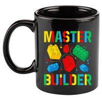 Master Builder Building Blocks Brick Toy Master Builder 11oz C Handle Ceramic Mug