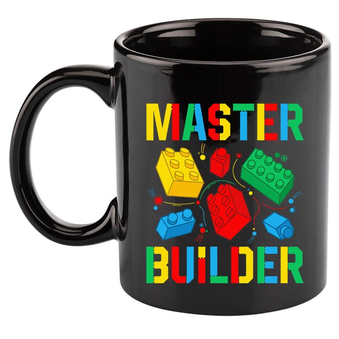 Master Builder Building Blocks Brick Toy Master Builder 11oz C Handle Ceramic Mug