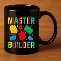 Master Builder Building Blocks Brick Toy Master Builder 11oz C Handle Ceramic Mug
