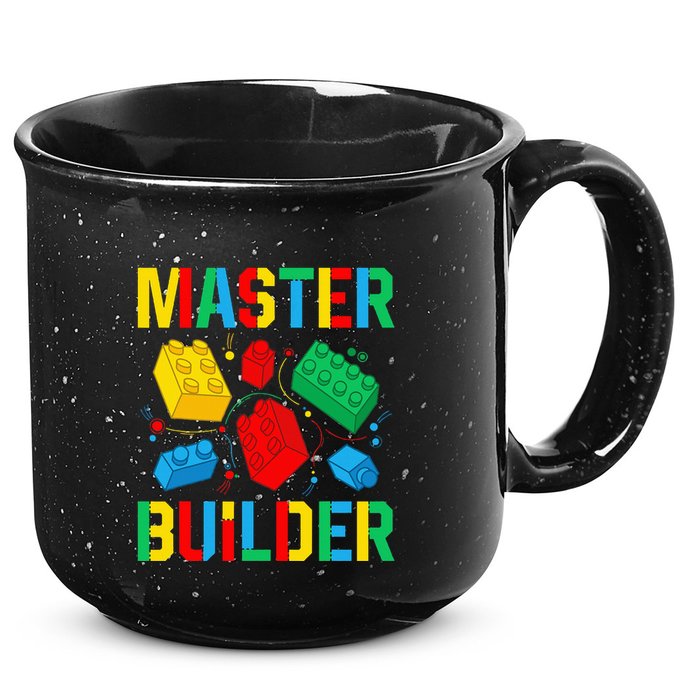 Master Builder Building Blocks Brick Toy Master Builder 15oz Campfire Ceramic Mug
