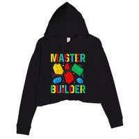 Master Builder Building Blocks Brick Toy Master Builder Crop Fleece Hoodie