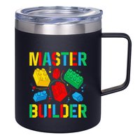 Master Builder Building Blocks Brick Toy Master Builder 12oz Stainless Steel Coffee Mug