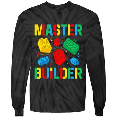 Master Builder Building Blocks Brick Toy Master Builder Tie-Dye Long Sleeve Shirt