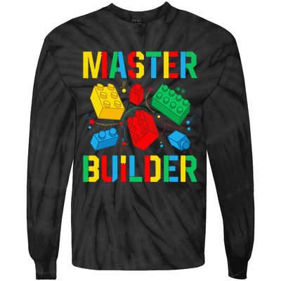 Master Builder Building Blocks Brick Toy Master Builder Tie-Dye Long Sleeve Shirt