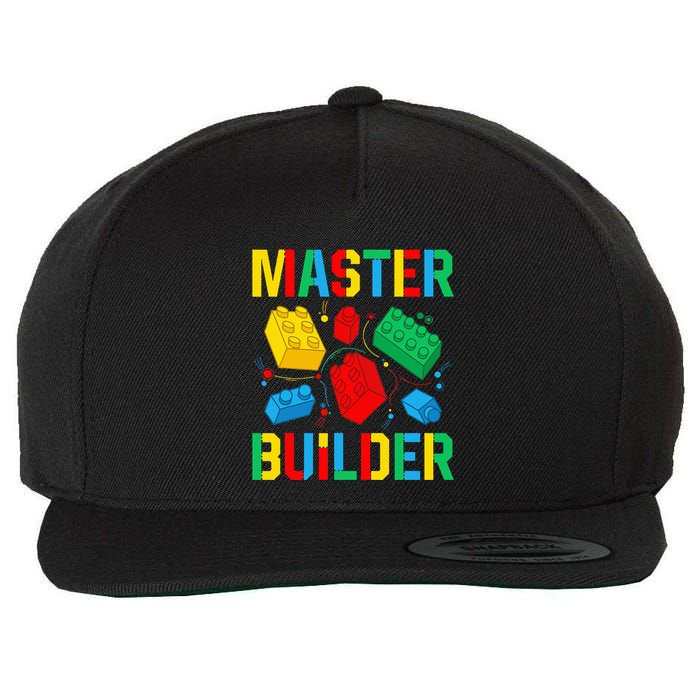 Master Builder Building Blocks Brick Toy Master Builder Wool Snapback Cap