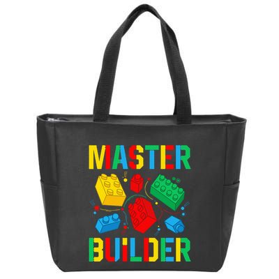 Master Builder Building Blocks Brick Toy Master Builder Zip Tote Bag