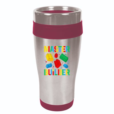 Master Builder Building Blocks Brick Toy Master Builder 16oz Travel Tumbler