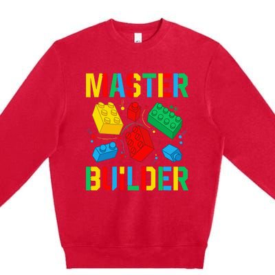 Master Builder Building Blocks Brick Toy Master Builder Premium Crewneck Sweatshirt