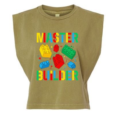 Master Builder Building Blocks Brick Toy Master Builder Garment-Dyed Women's Muscle Tee