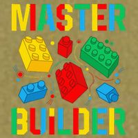 Master Builder Building Blocks Brick Toy Master Builder Garment-Dyed Women's Muscle Tee