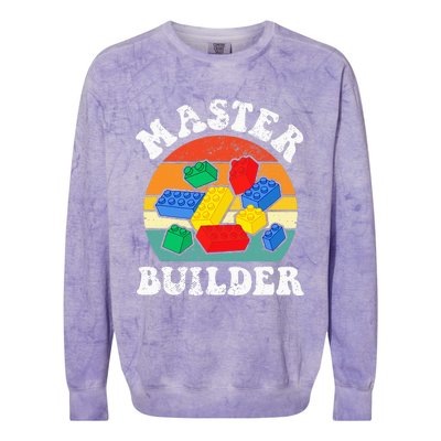 Master Builder Building Blocks Brick Toy Master Builder Colorblast Crewneck Sweatshirt