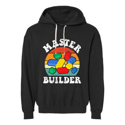 Master Builder Building Blocks Brick Toy Master Builder Garment-Dyed Fleece Hoodie