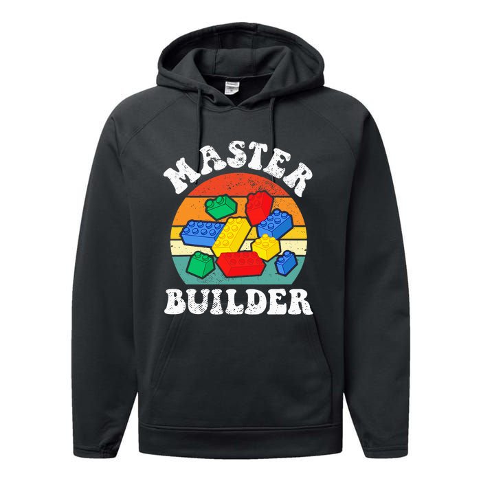 Master Builder Building Blocks Brick Toy Master Builder Performance Fleece Hoodie