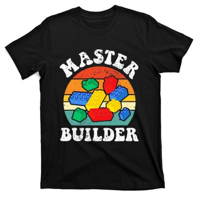 Master Builder Building Blocks Brick Toy Master Builder T-Shirt