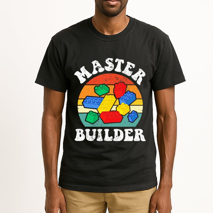 Master Builder Building Blocks Brick Toy Master Builder Tall T-Shirt