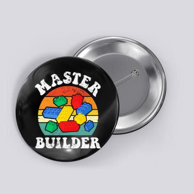 Master Builder Building Blocks Brick Toy Master Builder Button