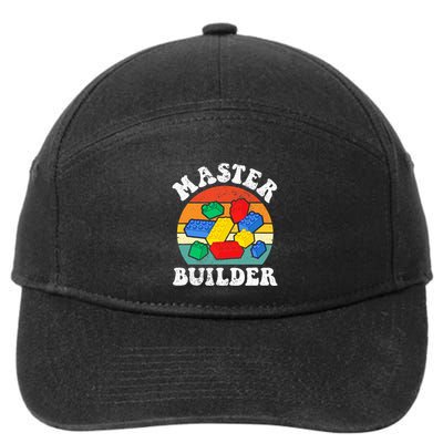 Master Builder Building Blocks Brick Toy Master Builder 7-Panel Snapback Hat