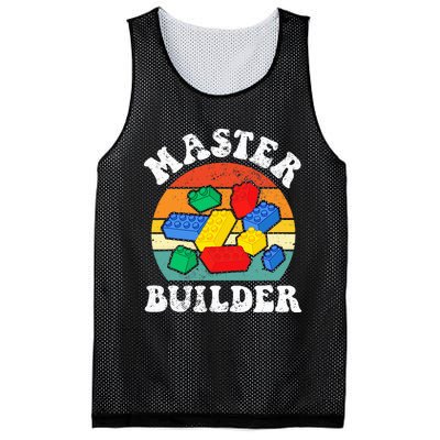 Master Builder Building Blocks Brick Toy Master Builder Mesh Reversible Basketball Jersey Tank