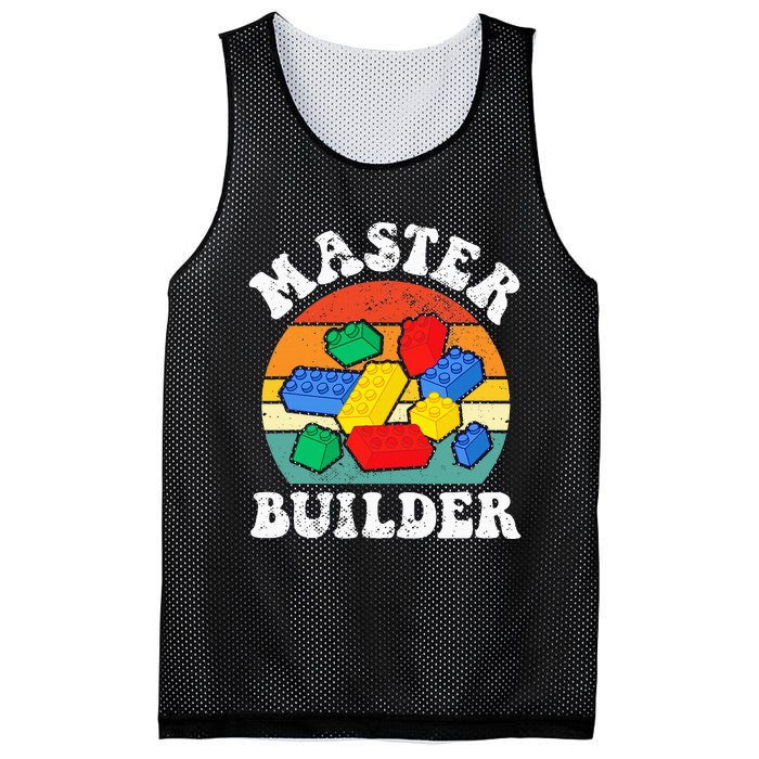 Master Builder Building Blocks Brick Toy Master Builder Mesh Reversible Basketball Jersey Tank