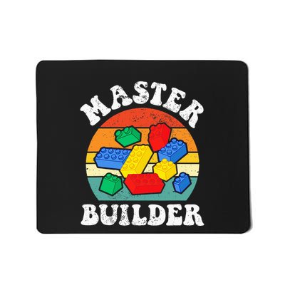 Master Builder Building Blocks Brick Toy Master Builder Mousepad