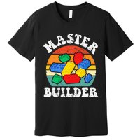 Master Builder Building Blocks Brick Toy Master Builder Premium T-Shirt