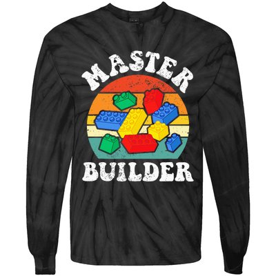 Master Builder Building Blocks Brick Toy Master Builder Tie-Dye Long Sleeve Shirt