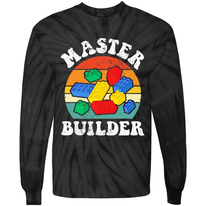 Master Builder Building Blocks Brick Toy Master Builder Tie-Dye Long Sleeve Shirt