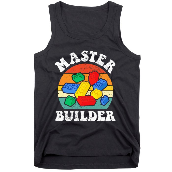 Master Builder Building Blocks Brick Toy Master Builder Tank Top