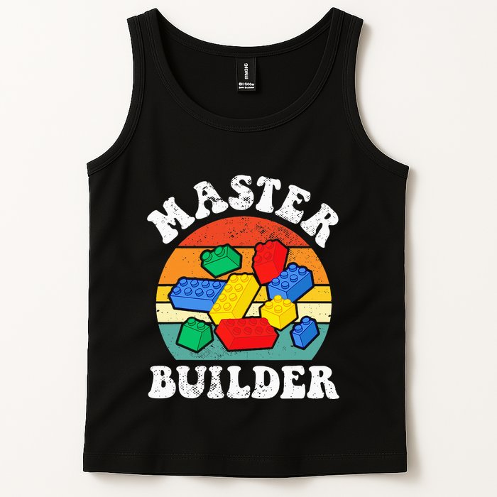 Master Builder Building Blocks Brick Toy Master Builder Tank Top