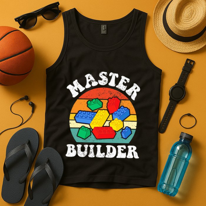 Master Builder Building Blocks Brick Toy Master Builder Tank Top