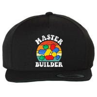 Master Builder Building Blocks Brick Toy Master Builder Wool Snapback Cap