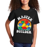 Master Builder Building Blocks Brick Toy Master Builder Kids T-Shirt