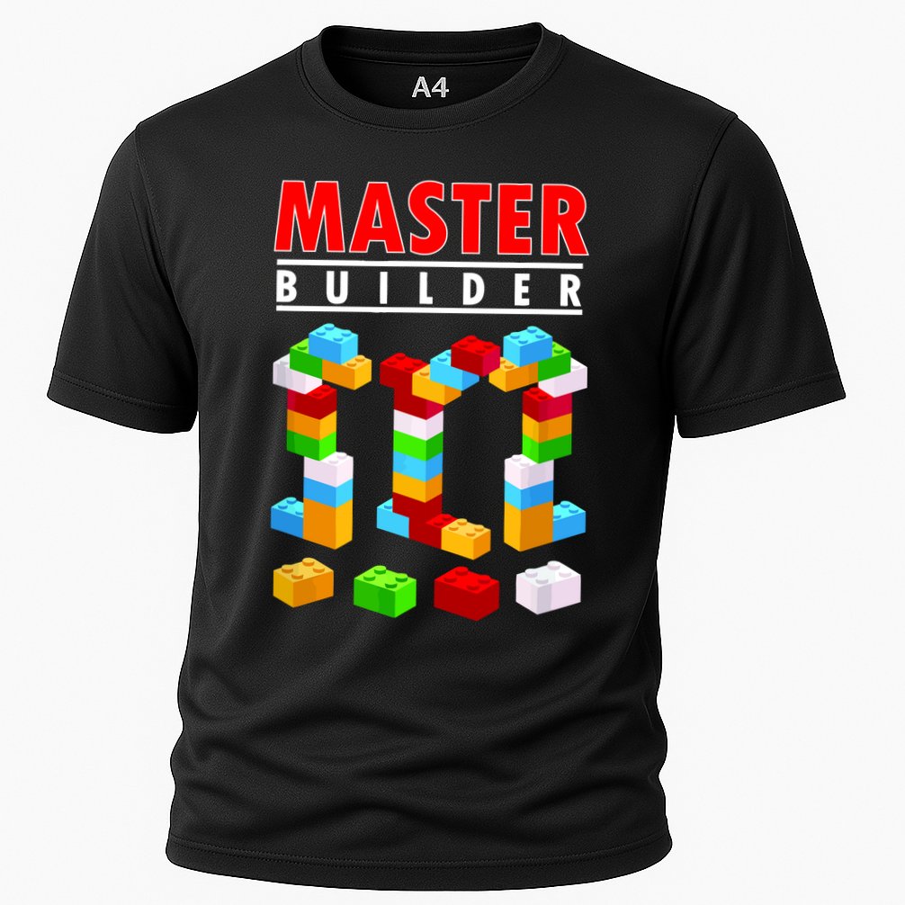 Master Builder Blocks Brick Funny Toys Performance Shirt