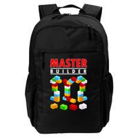 Master Builder Blocks Brick Funny Toys Backpack