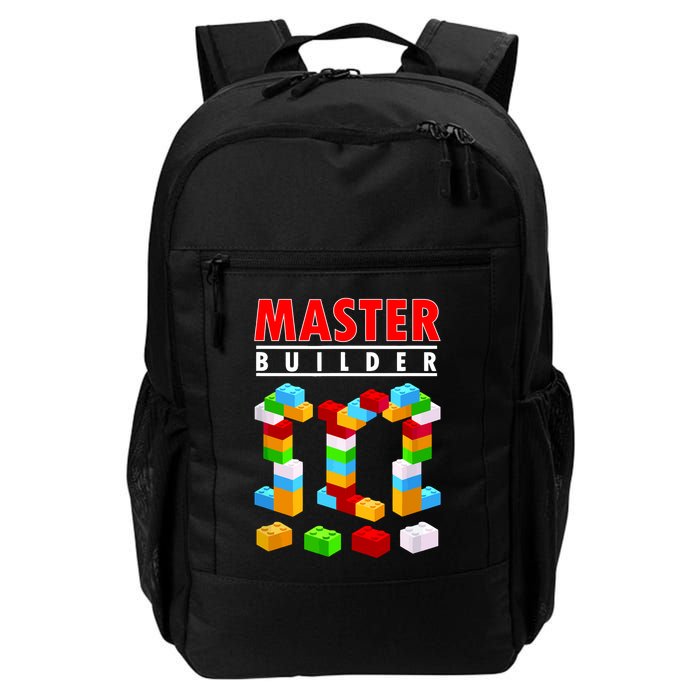 Master Builder Blocks Brick Funny Toys Backpack