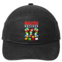 Master Builder Blocks Brick Funny Toys 7-Panel Snapback Hat